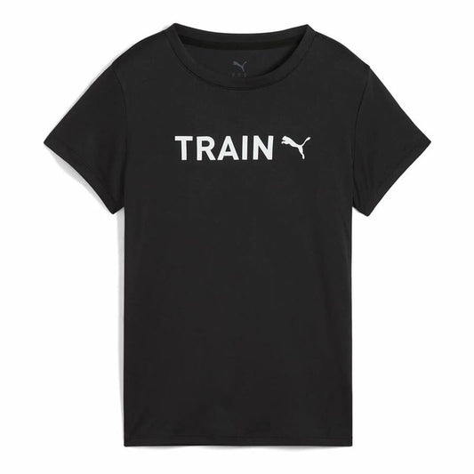 Women’s Short Sleeve T-Shirt Puma Graphics Black-0